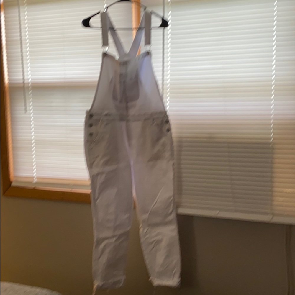 White overalls in like new condition